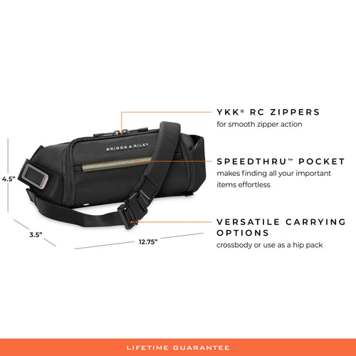 Briggs & Riley HTA Sling Bag-Black