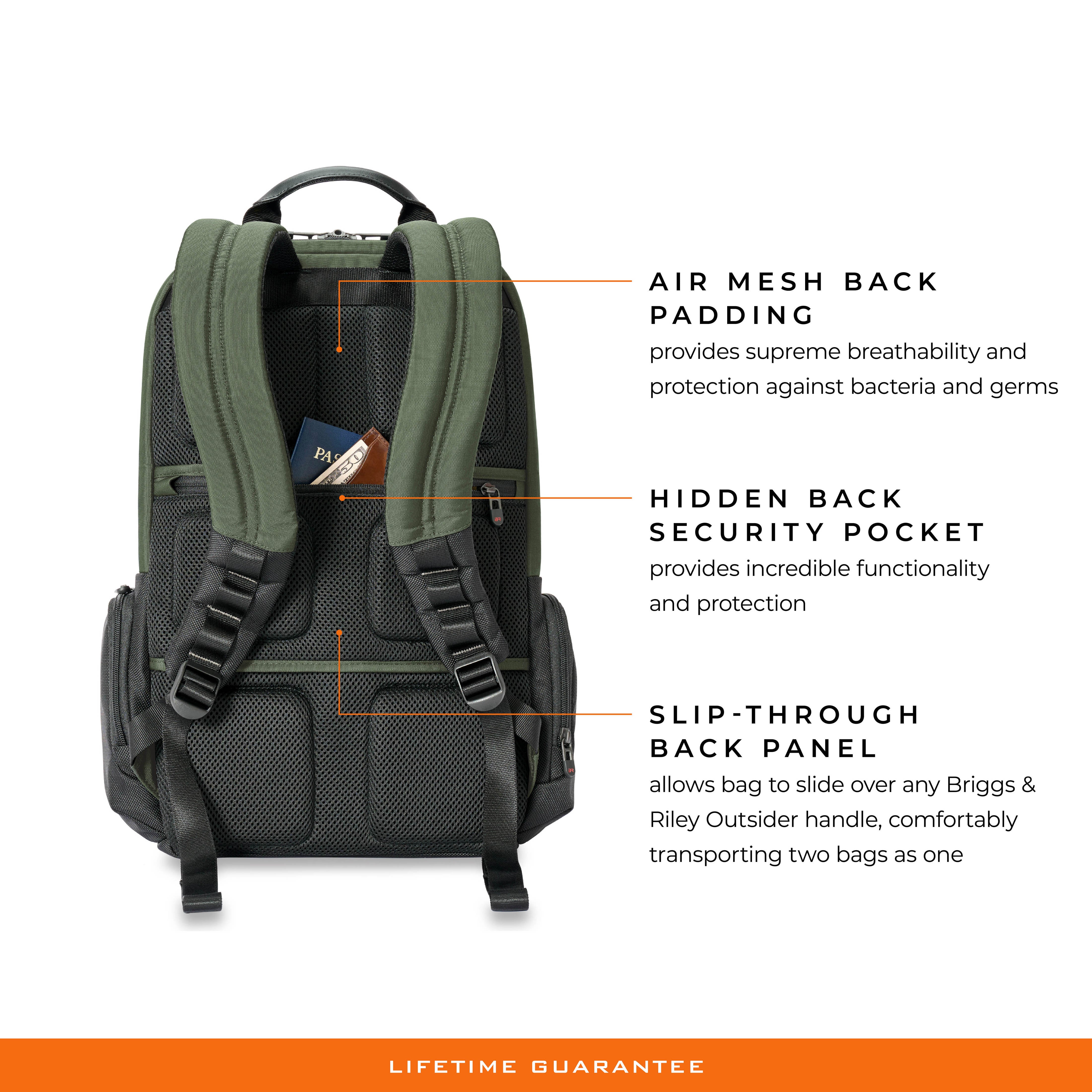 Briggs & Riley HTA Large Cargo Backpack-Hunter