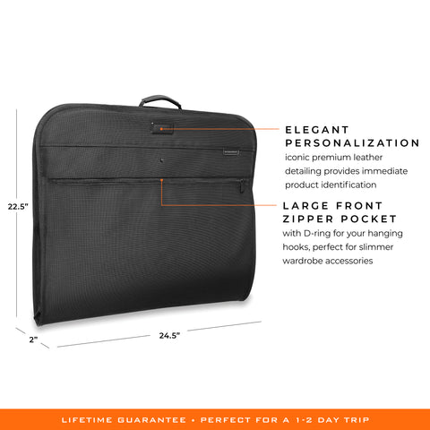 Briggs & Riley Baseline 22" Essential 2-Wheel Expandable Carry-On - Black