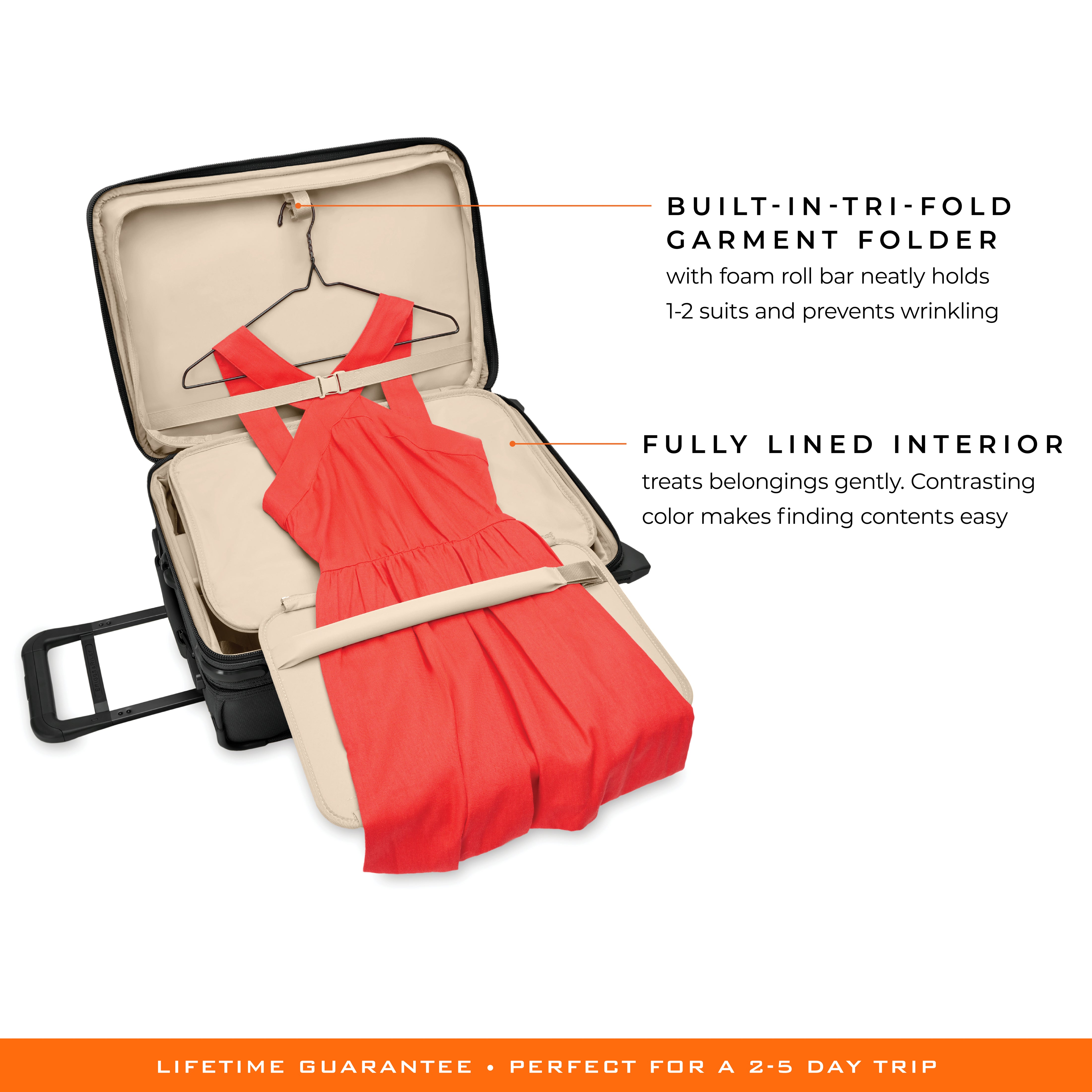 Briggs & Riley Baseline 22" Essential 2-Wheel Expandable Carry-On - Black