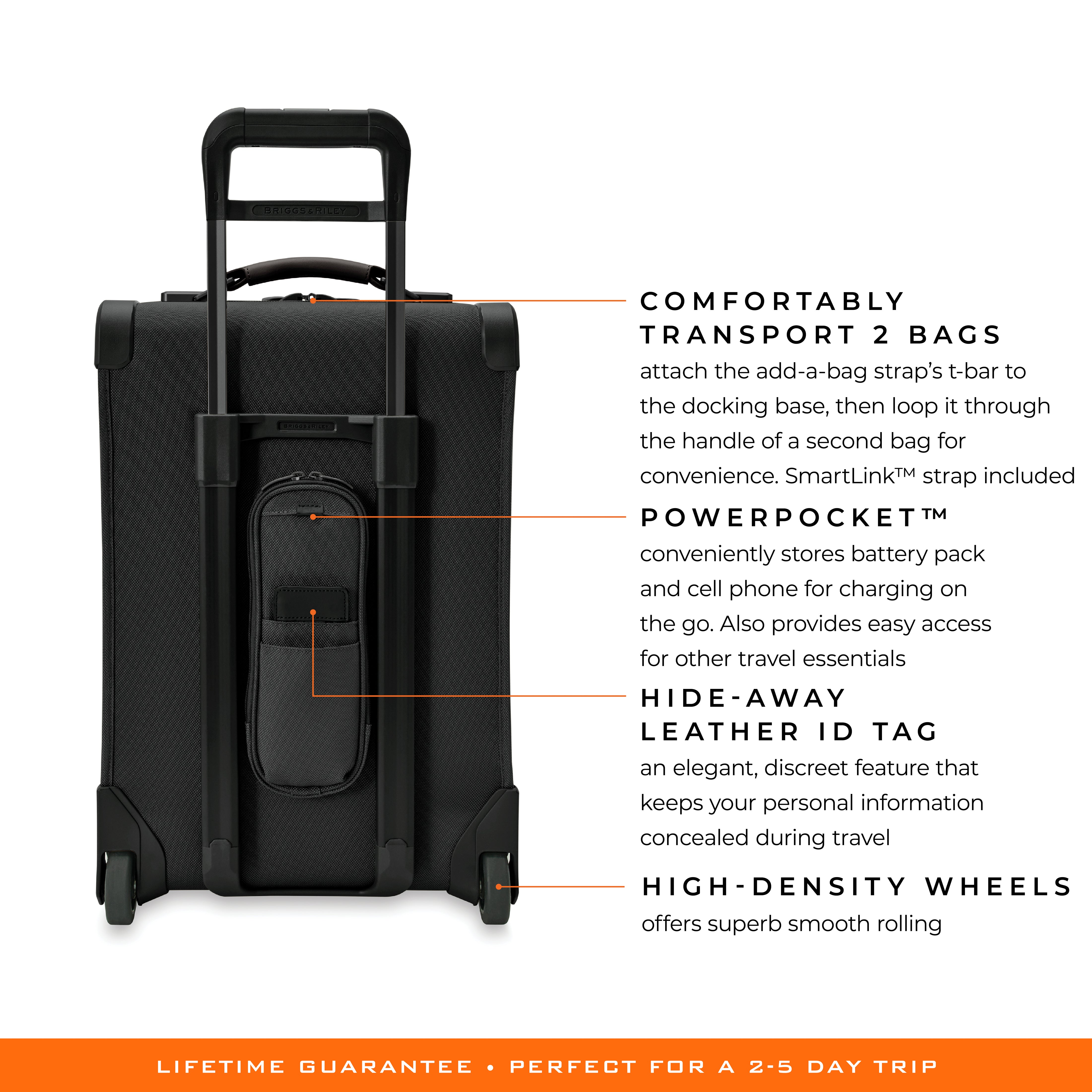 Briggs & Riley Baseline 22" Essential 2-Wheel Expandable Carry-On - Black