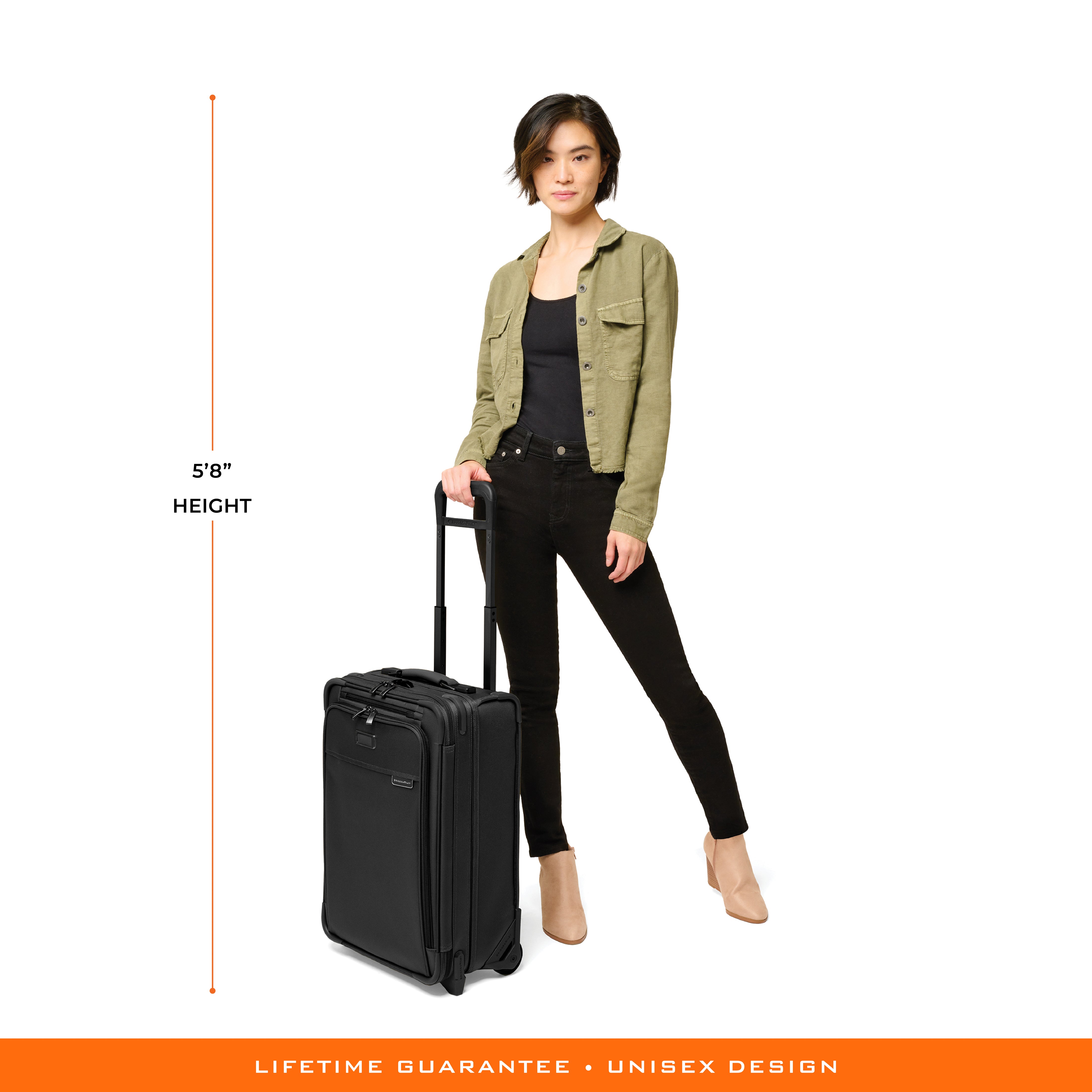 Briggs & Riley Baseline 22" Essential 2-Wheel Expandable Carry-On - Black