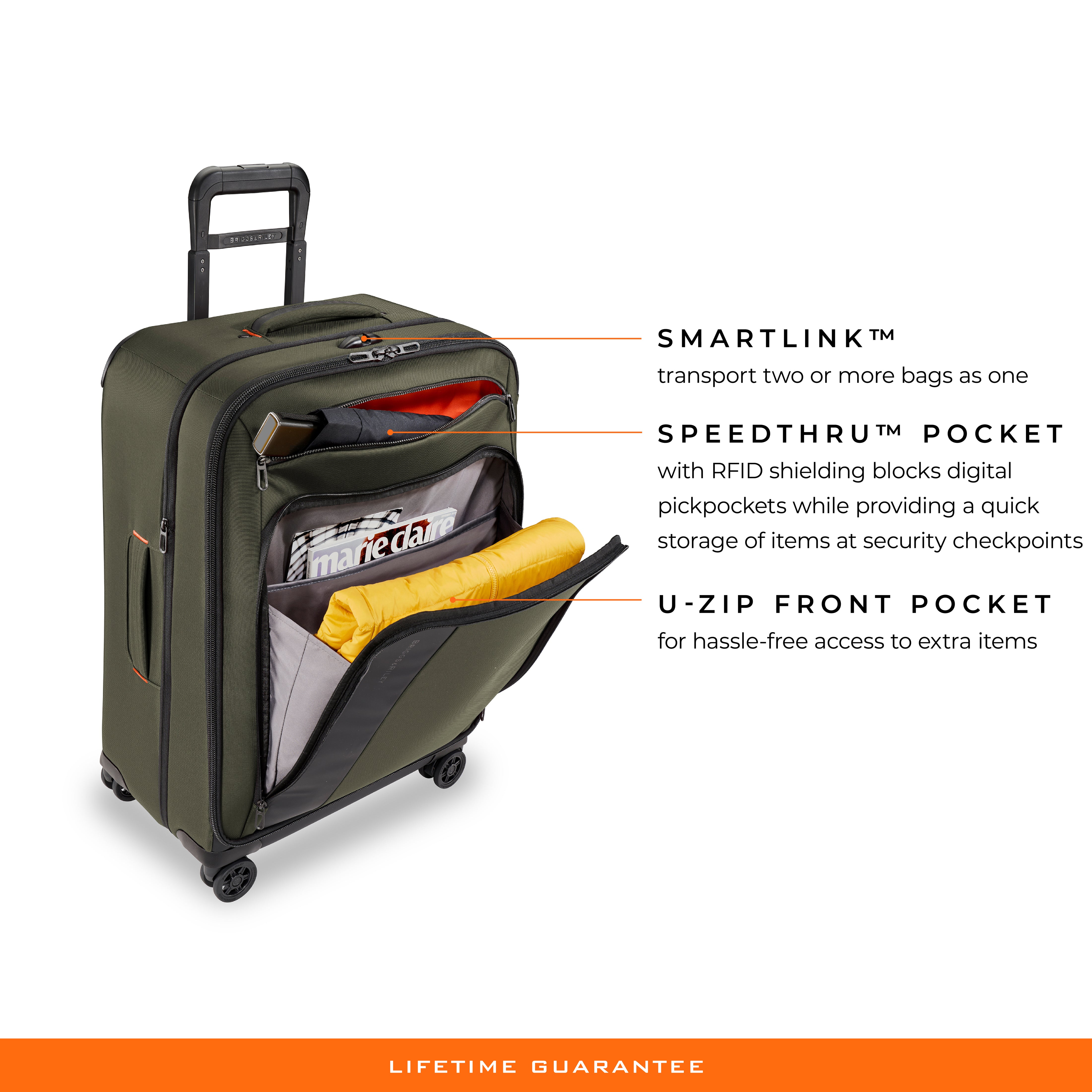 Briggs & Riley ZDX Medium Expandable Spinner - Hunter