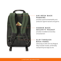 Briggs & Riley HTA Medium Expandable Backpack-Hunter