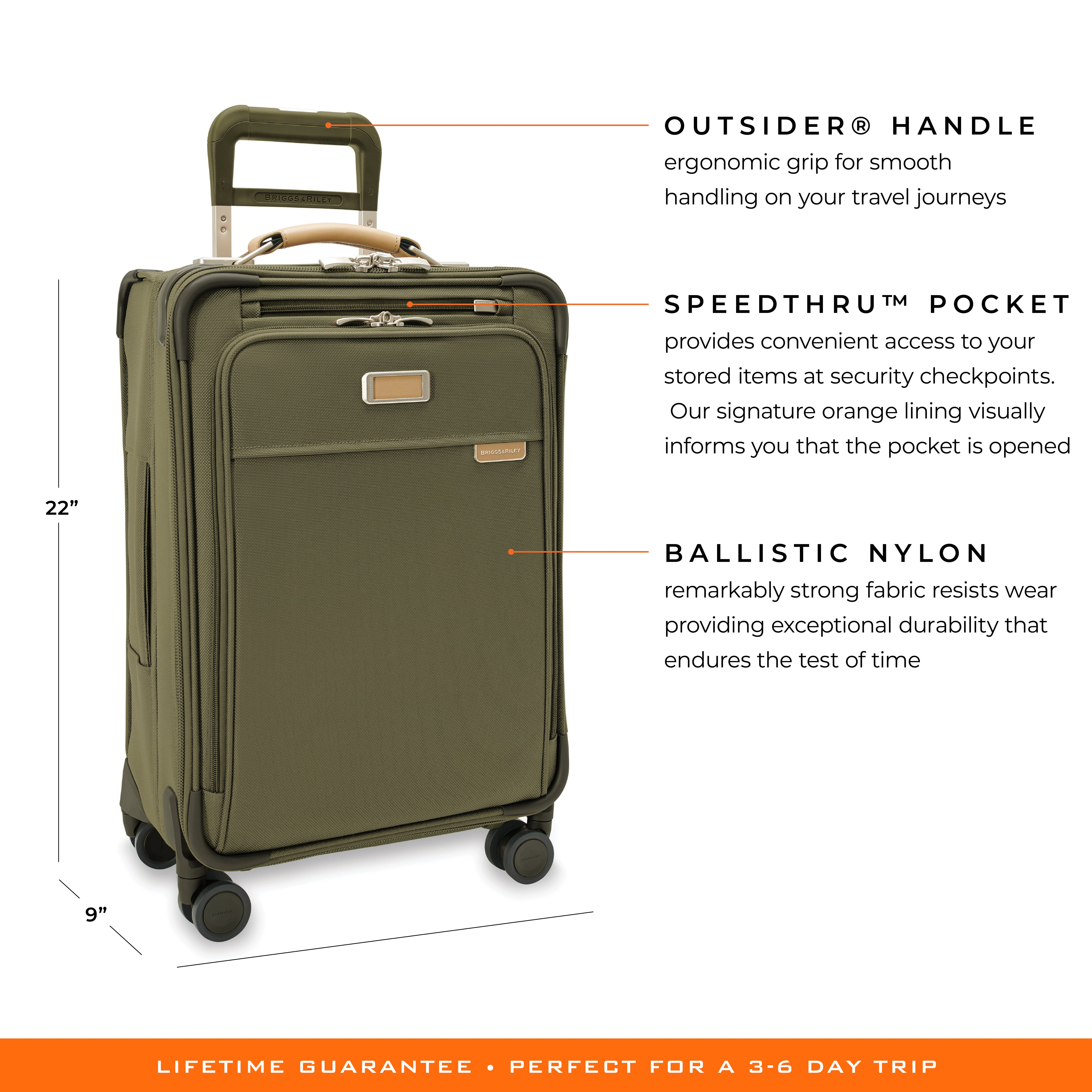 Briggs & Riley Baseline 22 Essential Carry-on Expandable Spinner